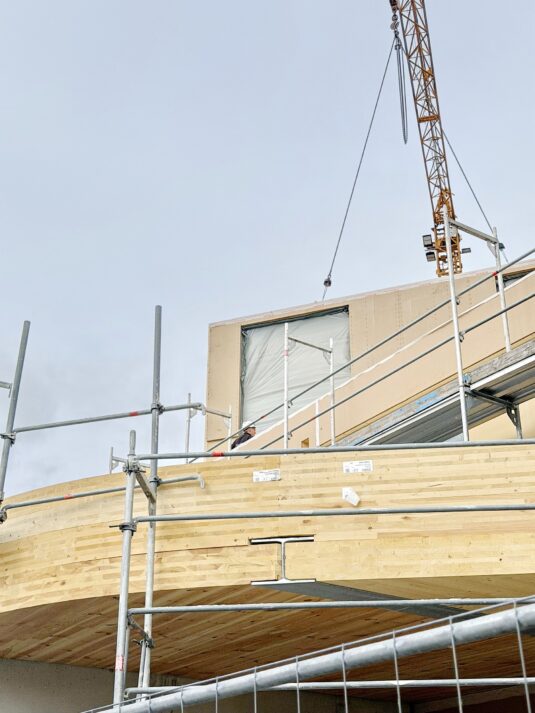 Bergkamen-Oberaden: Holzbau wächst in die Höhe